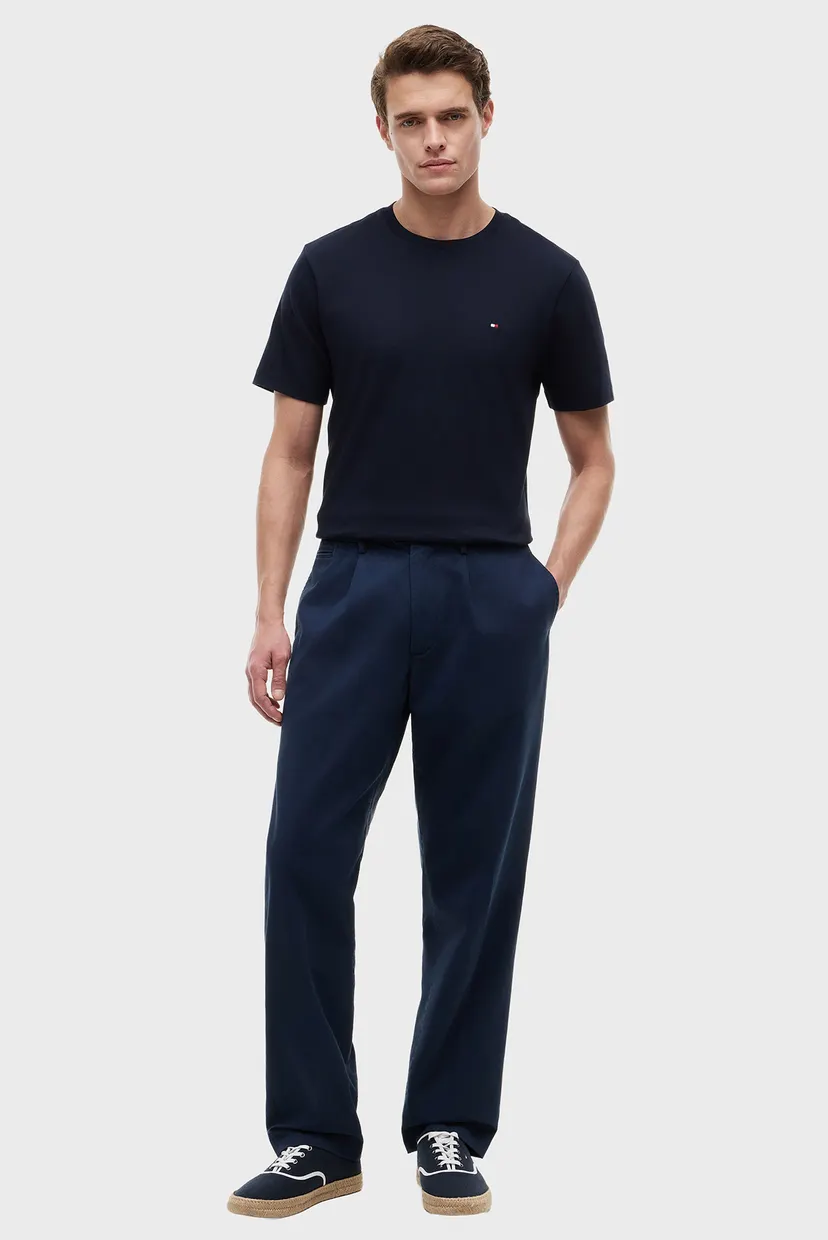 Мужская темно-синяя футболка LIGHT INTERLOCK TEE 4