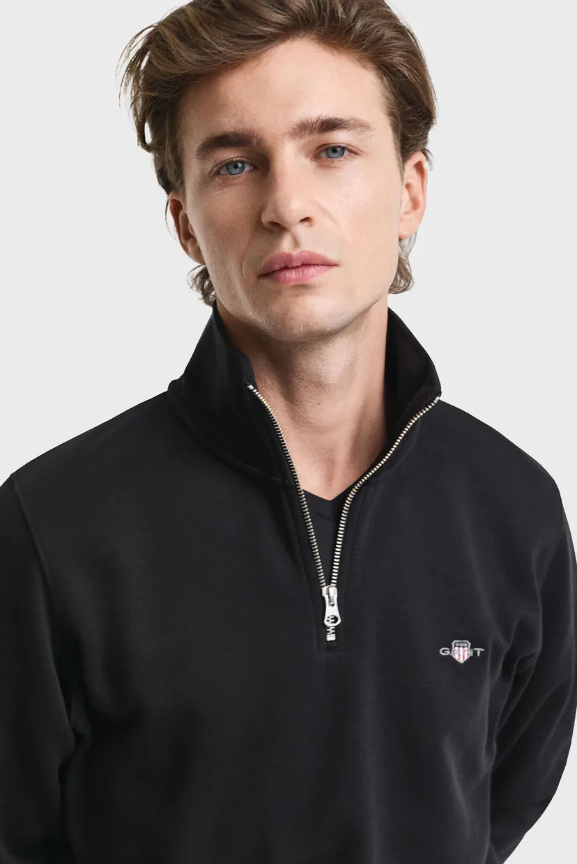 Чоловіча чорна спортивна кофта REG SHIELD HALF ZIP 4