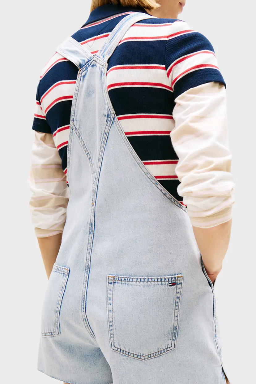 Женский голубой джинсовый комбинезон MIA DUNGAREE 4