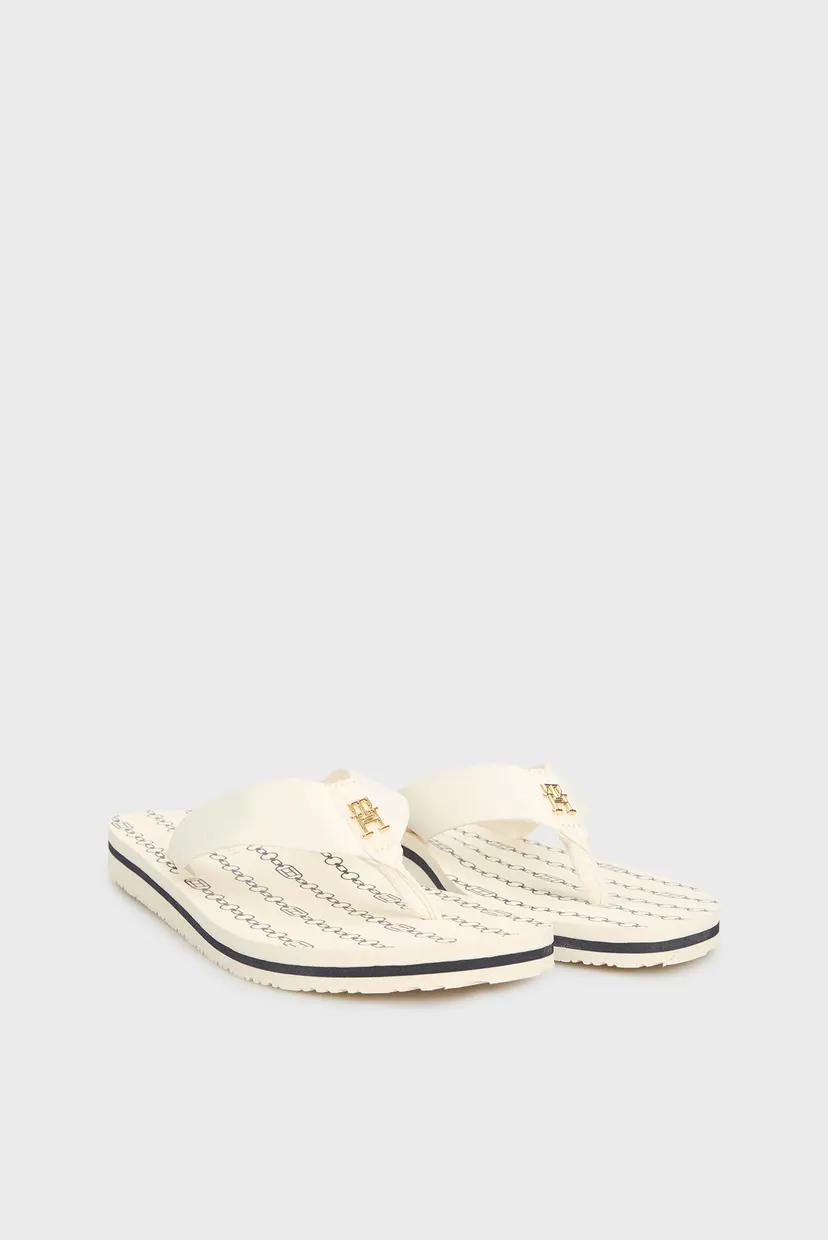 Женские белые вьетнамки с узором TH CHAIN PRINT BEACH SANDAL 3