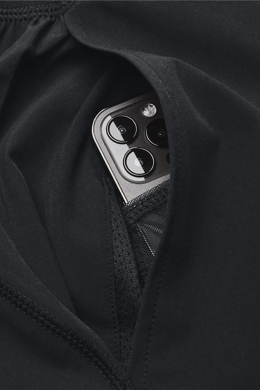 Мужские черные спортивные брюки UA STORM RUN PANT 6