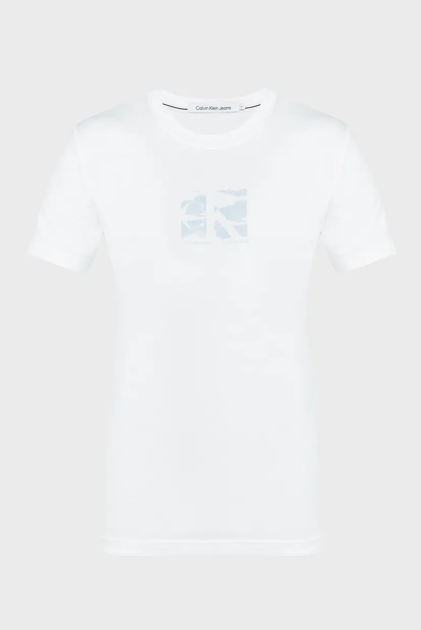 Чоловіча біла футболка SMALL BOX LOGO 5