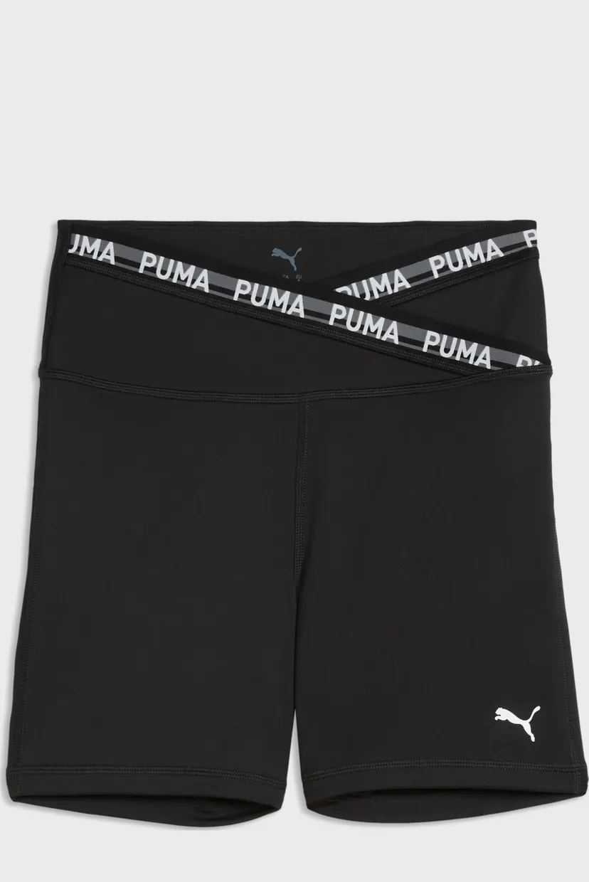 Женские черные велосипедки PUMA STRONG Training Shorts Women 4