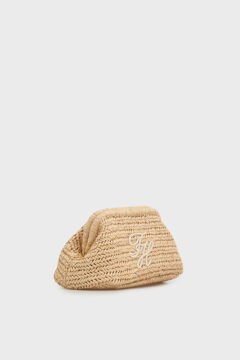 Женский бежевый клатч ELEVATED SUMMER RAFFIA 3