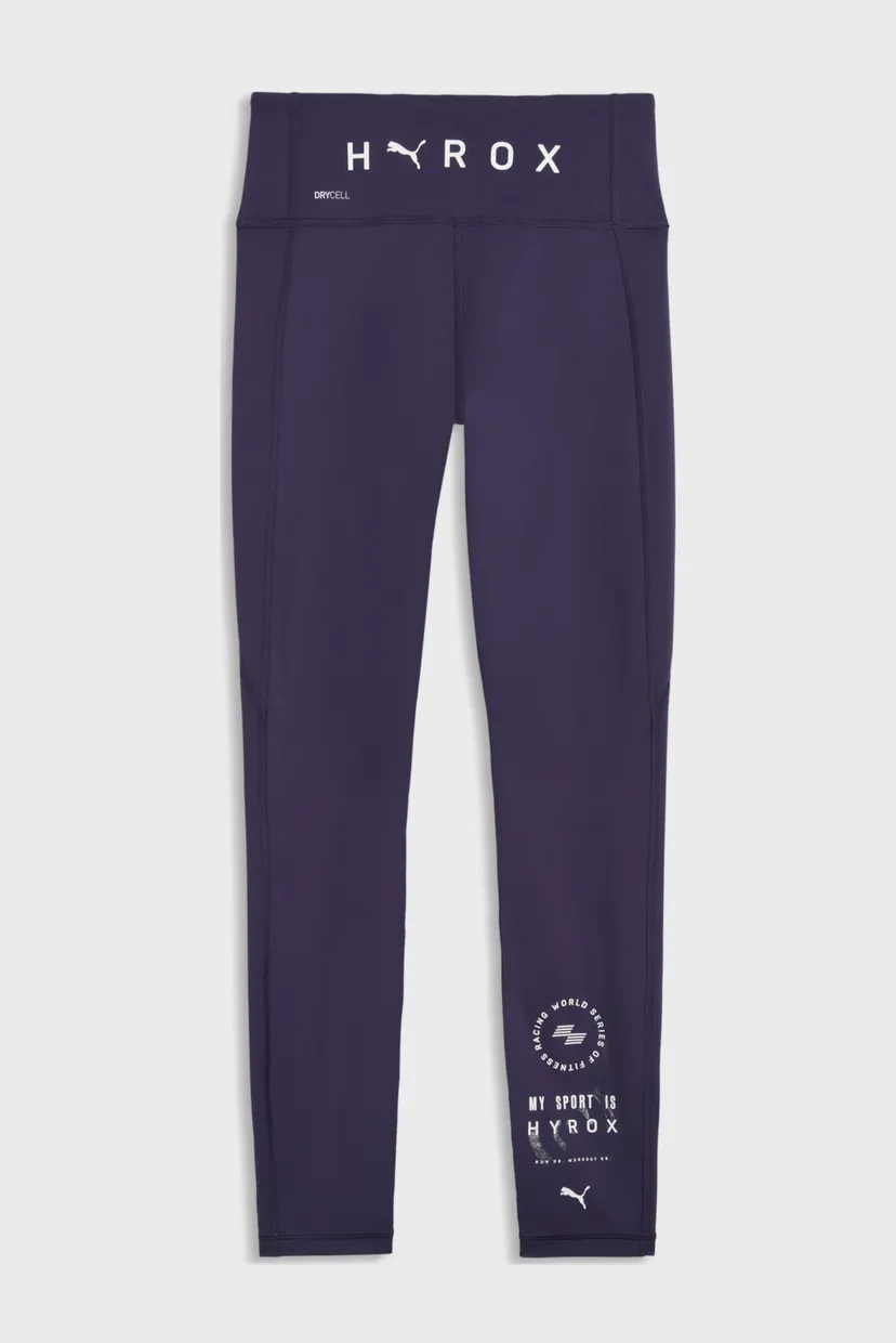 Женские темно-синие тайтсы PUMA x HYROX Essentials Tights Women 5