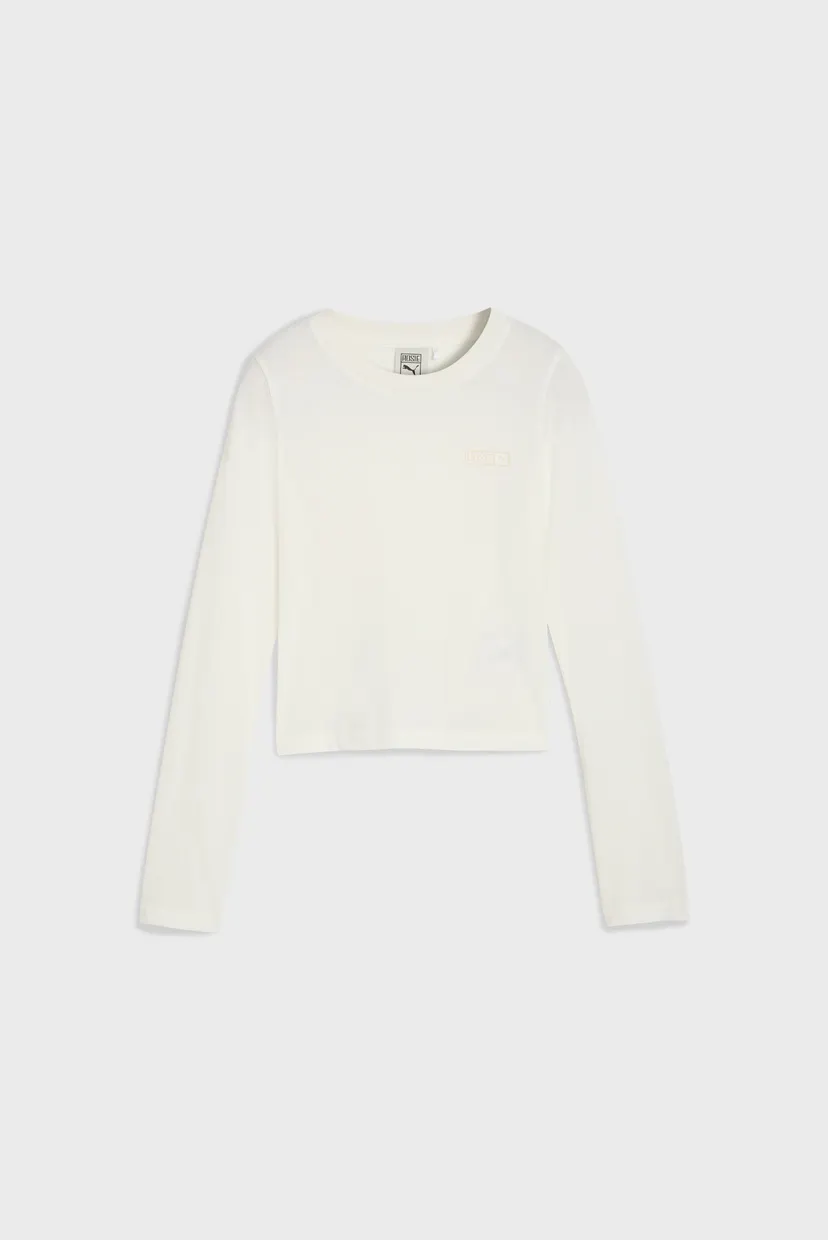 Жіночий білий лонгслів PUMA x ROSÉ Long Sleeve Tee Women 6
