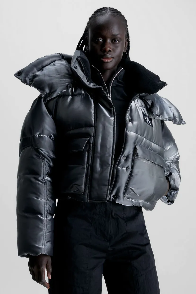 Женская стальная куртка LIQUID METAL PUFFER Calvin Klein Jeans