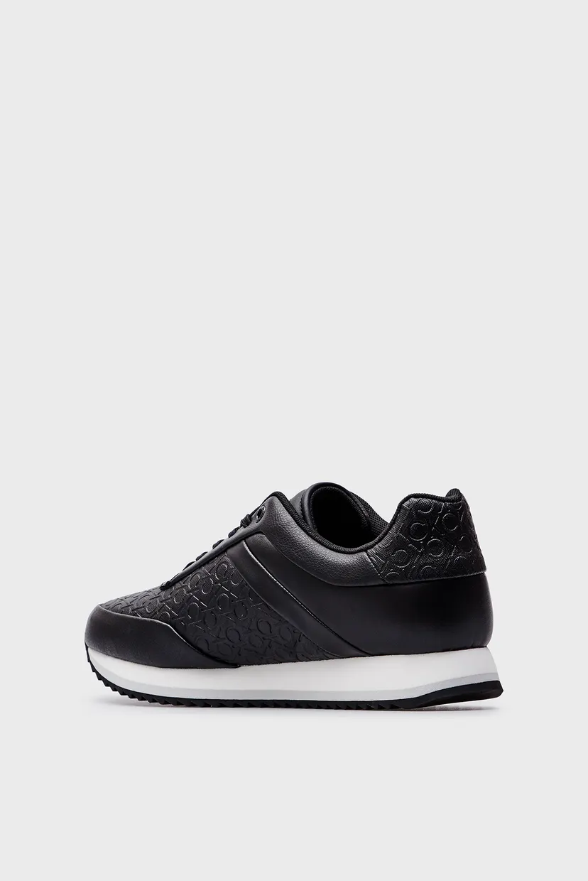 Женские черные кроссовки RUNNER LACE UP MONO MIX 5