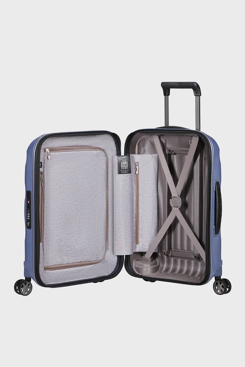 Фіолетова валіза 55 см C-LITE 5