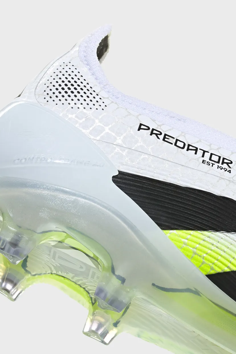 Белые бутсы Predator Elite Fold-Over Tongue Firm Ground 8