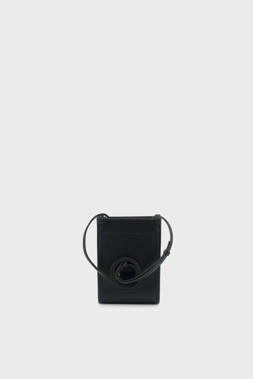 Женская черная сумка для телефона SKUARE PHONE POUCH 4