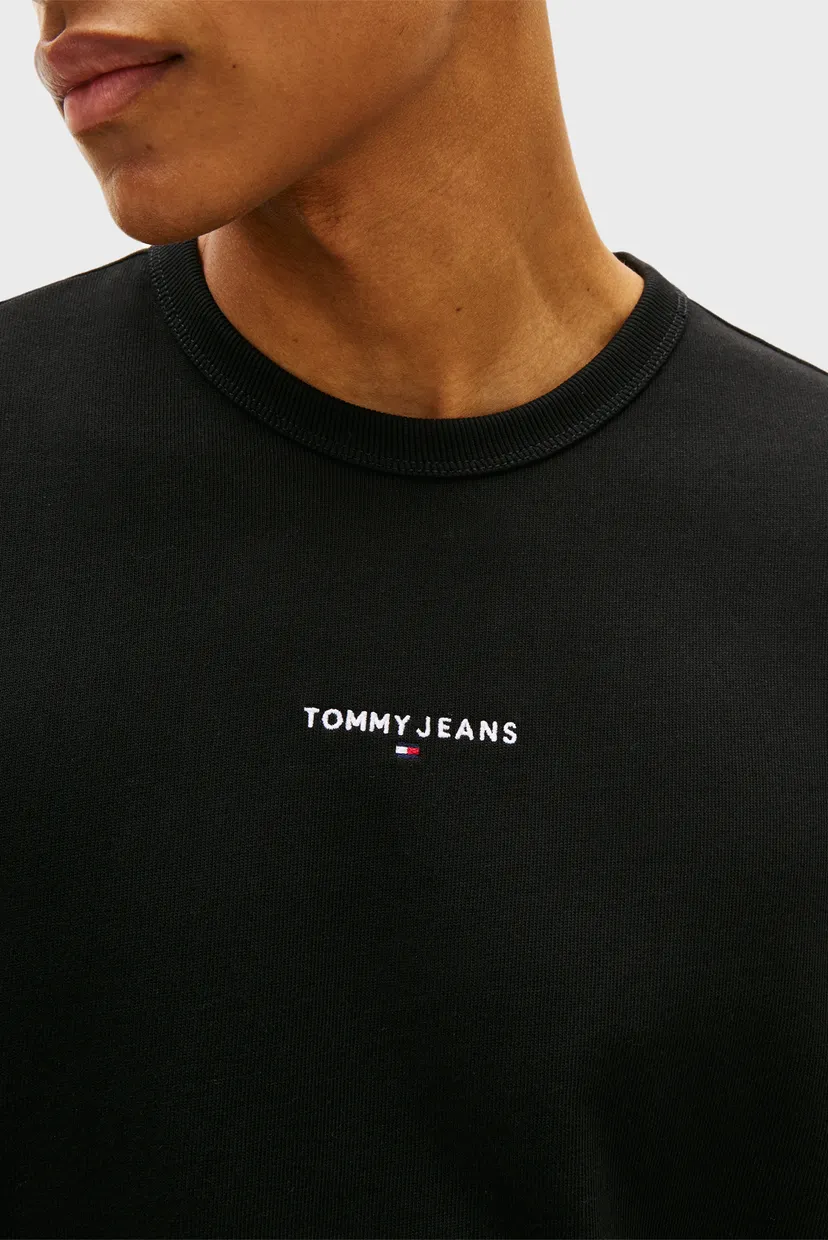 Мужская черная футболка TJM RLX LINEAR LOGO TEE EXT 4