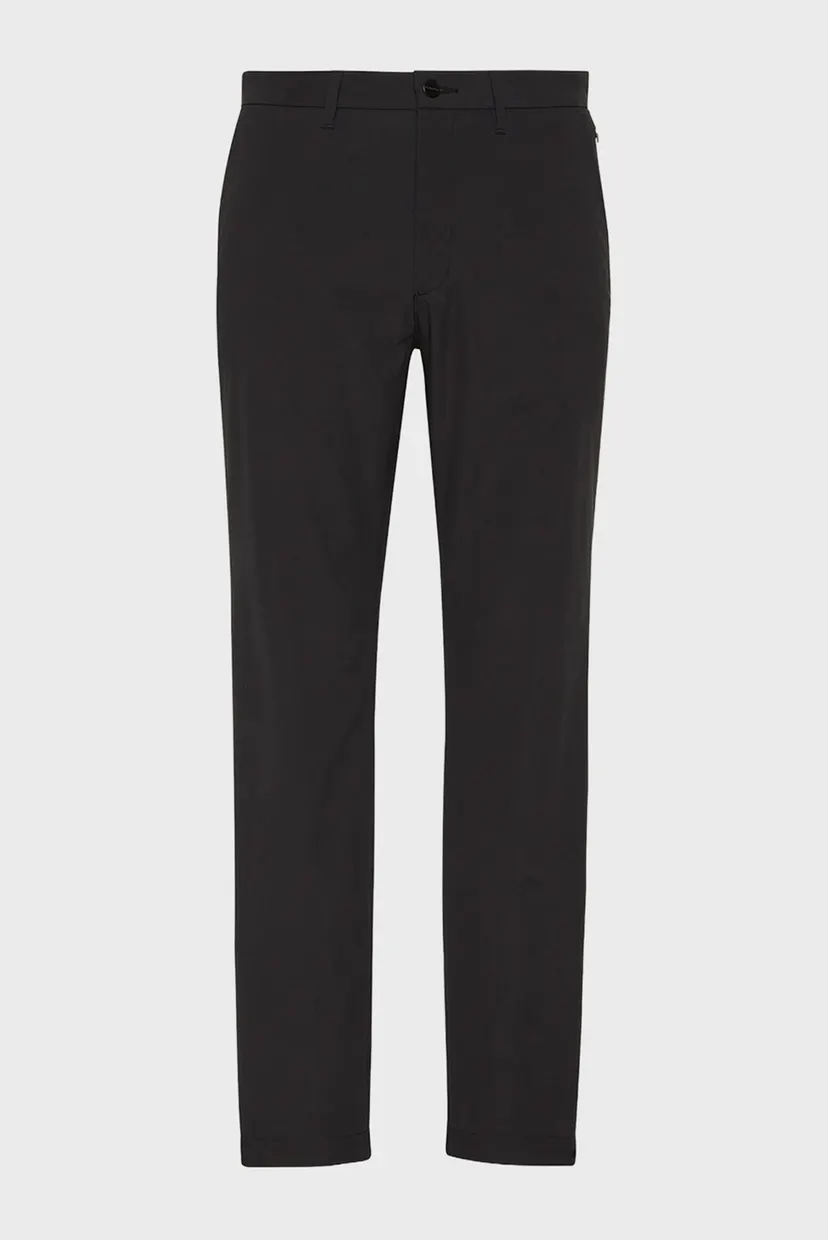 Мужские черные брюки SLIM TECH STRETCH 6