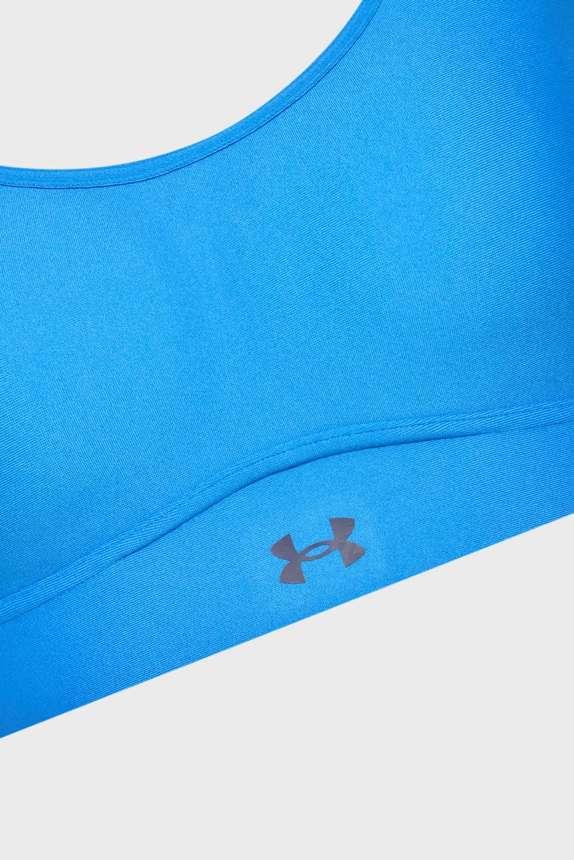 Женский синий бюстгальтер UA Infinity Mid 2.0 Bra 5