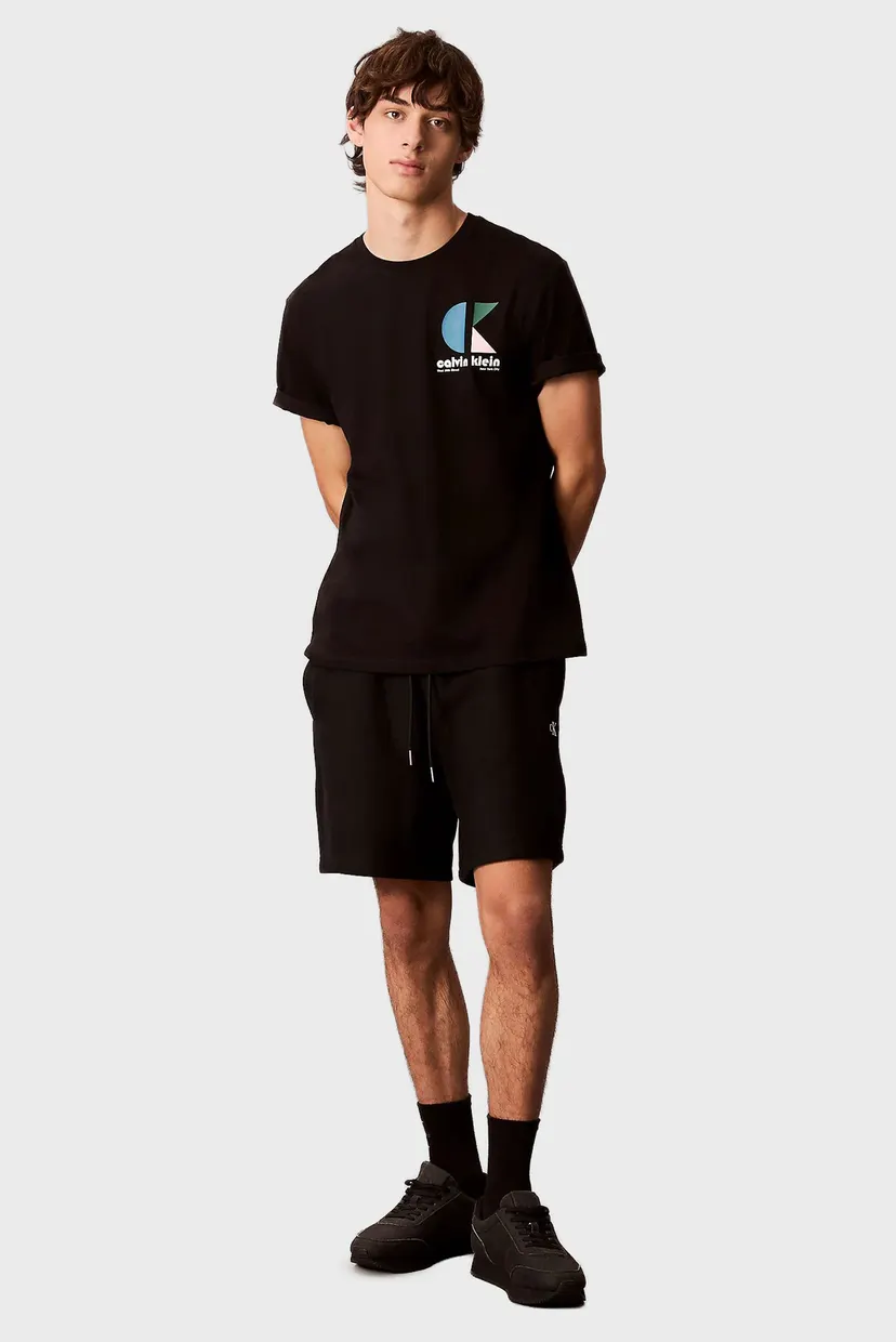 Чоловіча чорна футболка SS 20S CK BAUHAUS 3