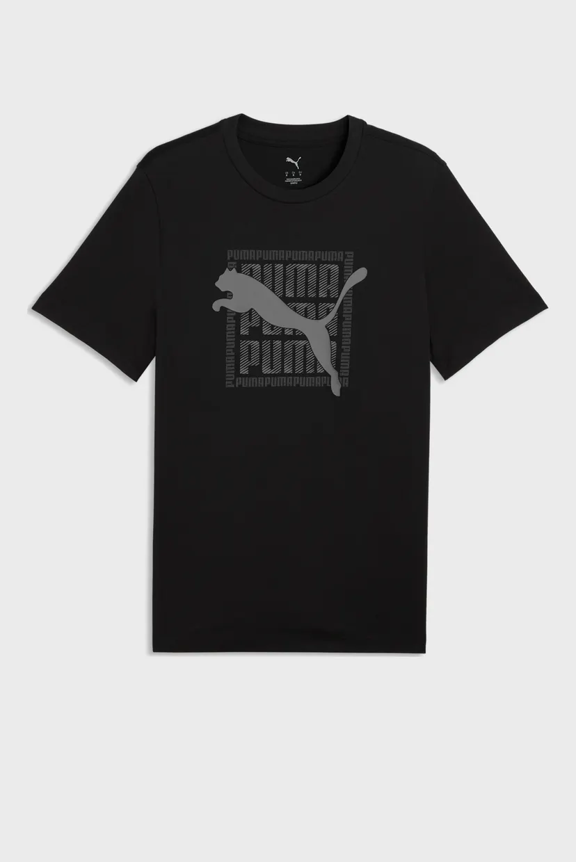 Чоловіча чорна футболка Graphic Tee Men 4