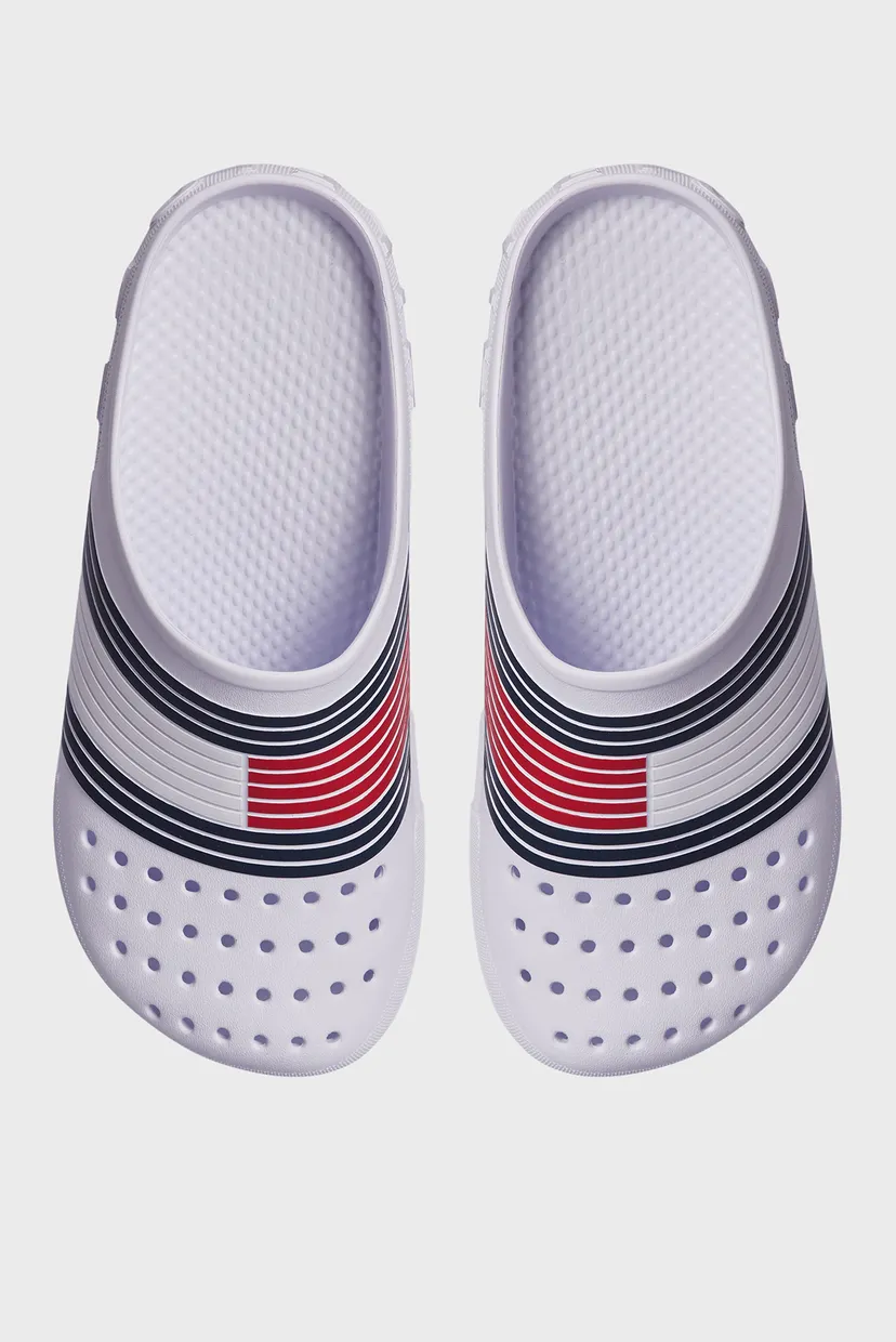 Чоловічі білі клоги COMFORTABLE EVA HILFIGER MULE 4