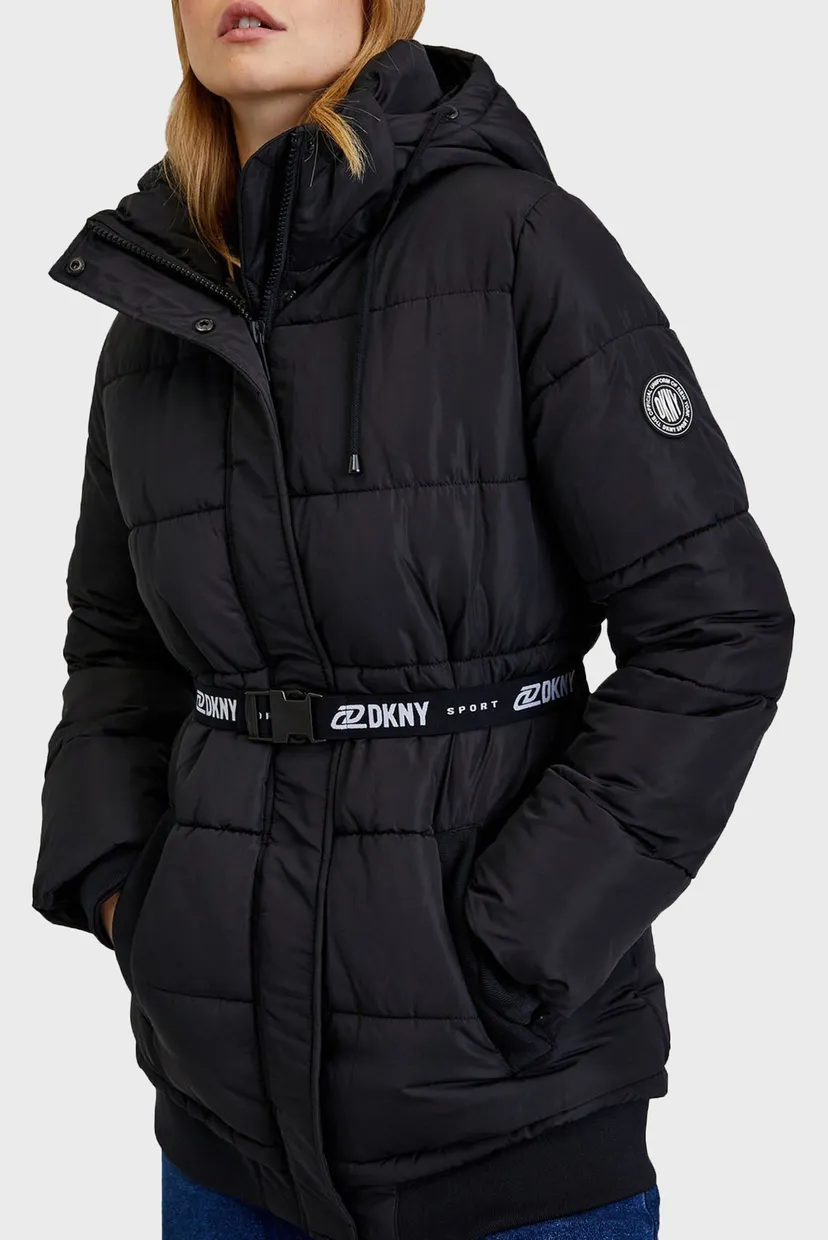 Жіноча чорна куртка 4