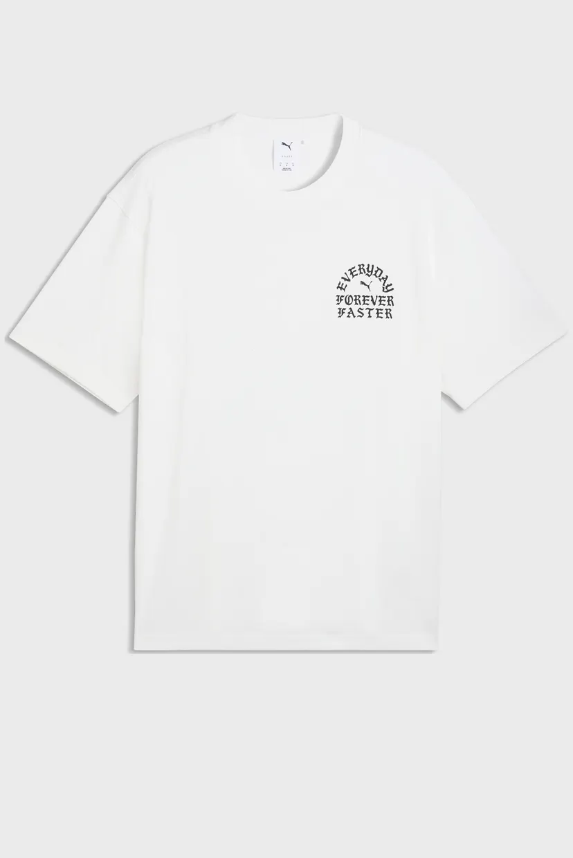 Мужская белая футболка PUMA.NOW Tee Men 4