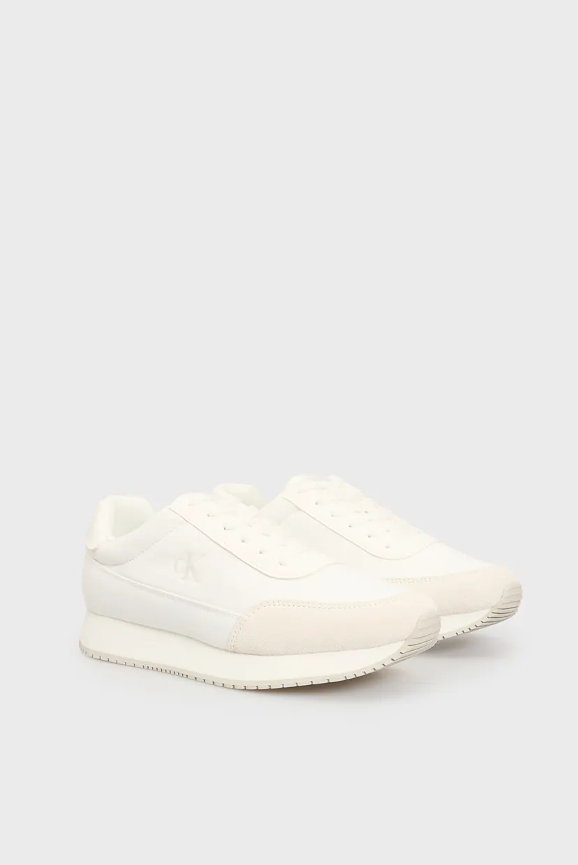 Жіночі білі кросівки RETRO RUNNER LOW LACEUP CANVAS 3