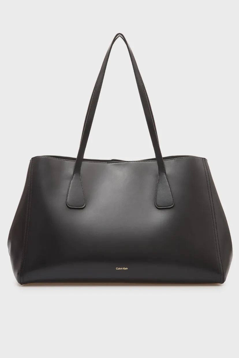 Жіноча чорна сумка SNAP LARGE TOTE 4
