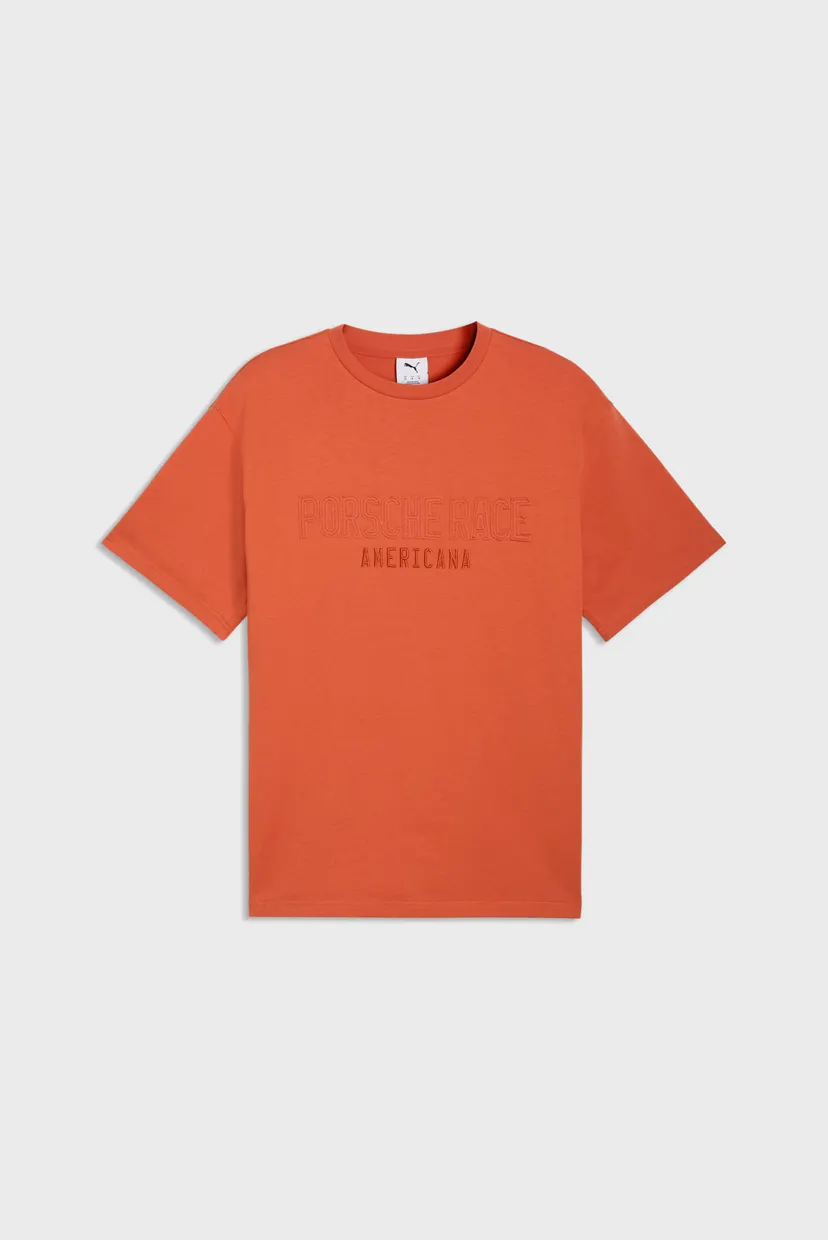 Чоловіча помаранчева футболка PUMA x PORSCHE LEGACY Lifestyle Tee Men 4