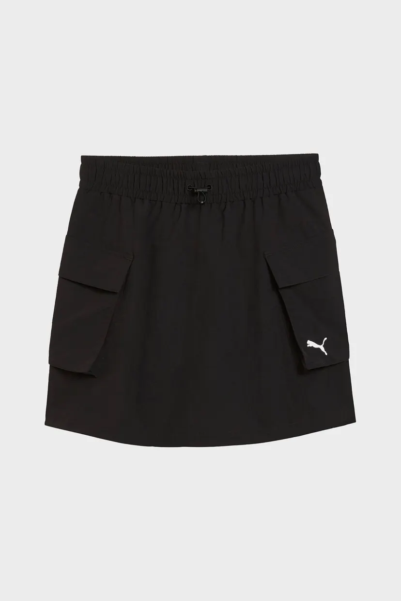 Жіноча чорна спідниця Wardrobe Essentials Cargo Skirt Women 4