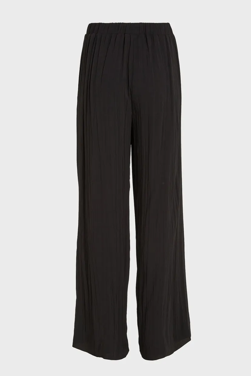 Женские черные брюки SUMMER TEXTURED WIDE LEG 5