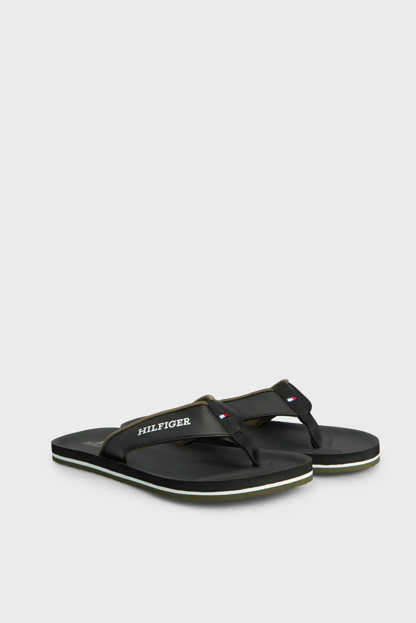 Чоловічі чорні в'єтнамки PADDED COMFORT HILFIGER 3