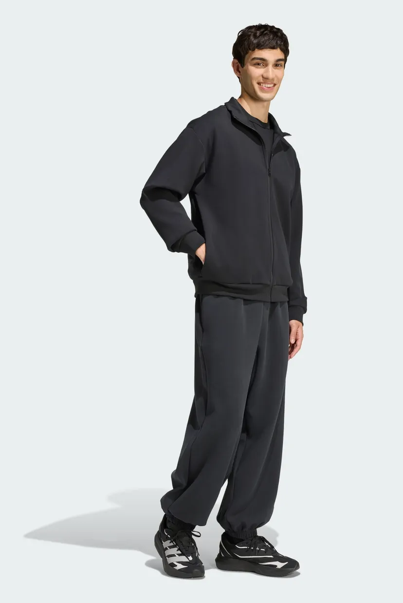 Чоловіча чорна спортивна кофта SOFT LUX adidas KF0344 — MD-Fashion