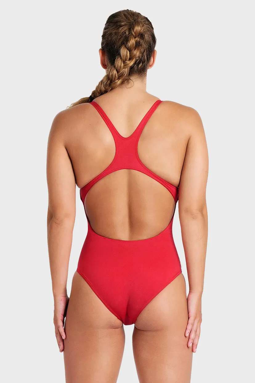Женский красный купальник TEAM SWIMSUIT SWIM PRO SOLID 3