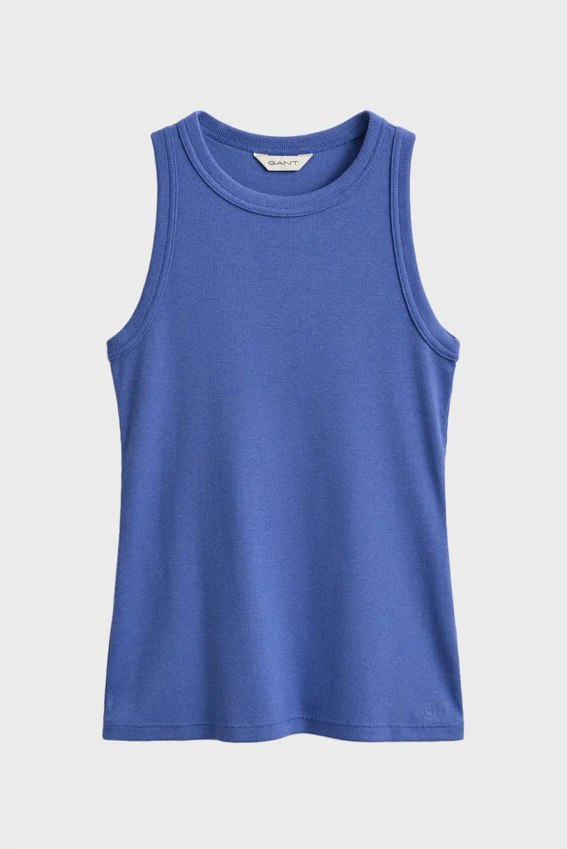 Жіноча синя майка HIGH NECK 6