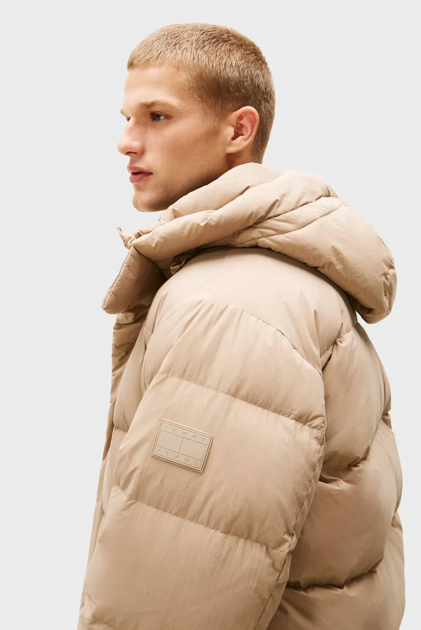 Чоловічий бежевий пуховик PUFFER 4