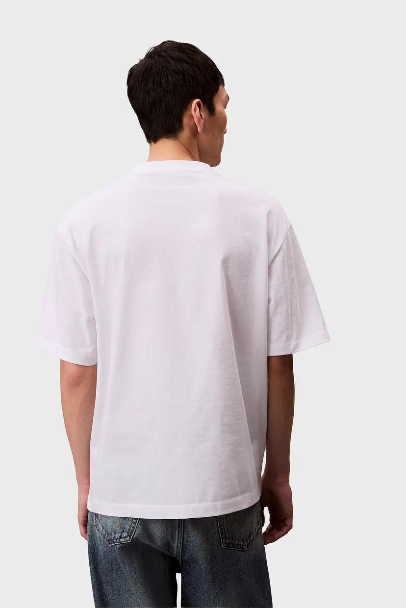Чоловіча біла футболка SS 16S CALVIN STAMP 3