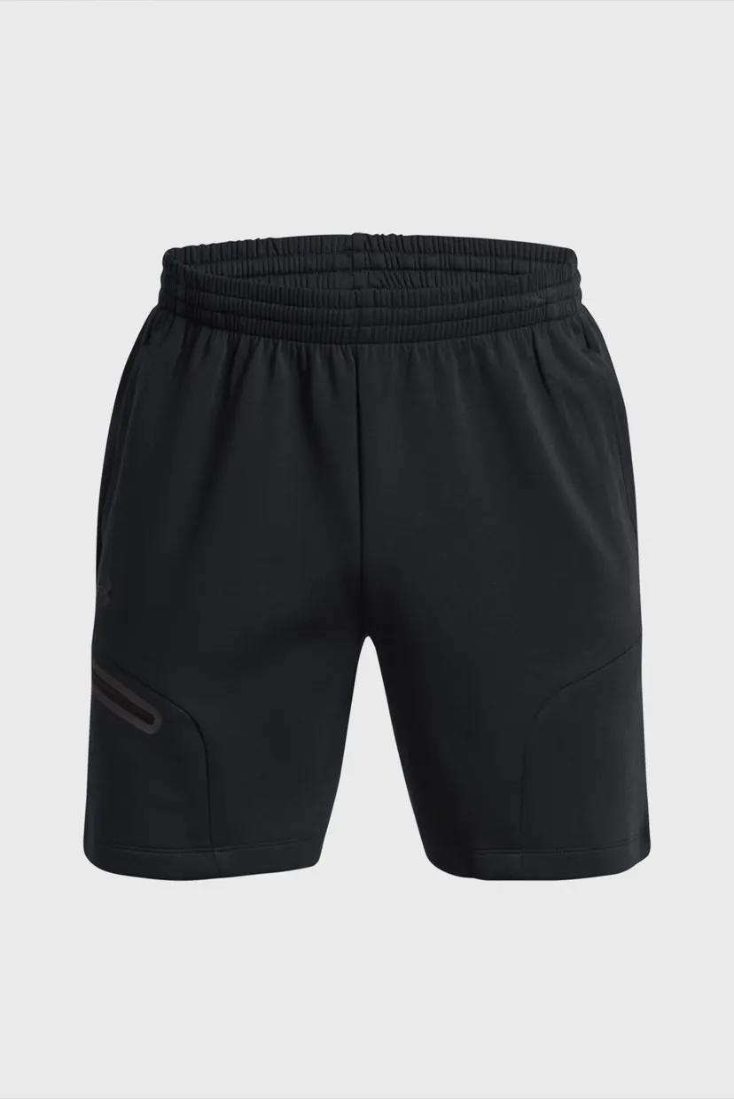 Чоловічі чорні шорти UA Unstoppable Flc Shorts 5