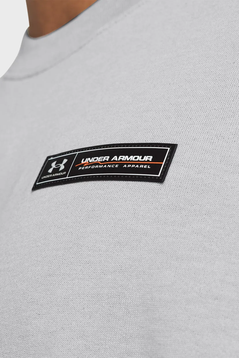 Мужская серая футболка UA HW ARMOUR LABEL SS 3