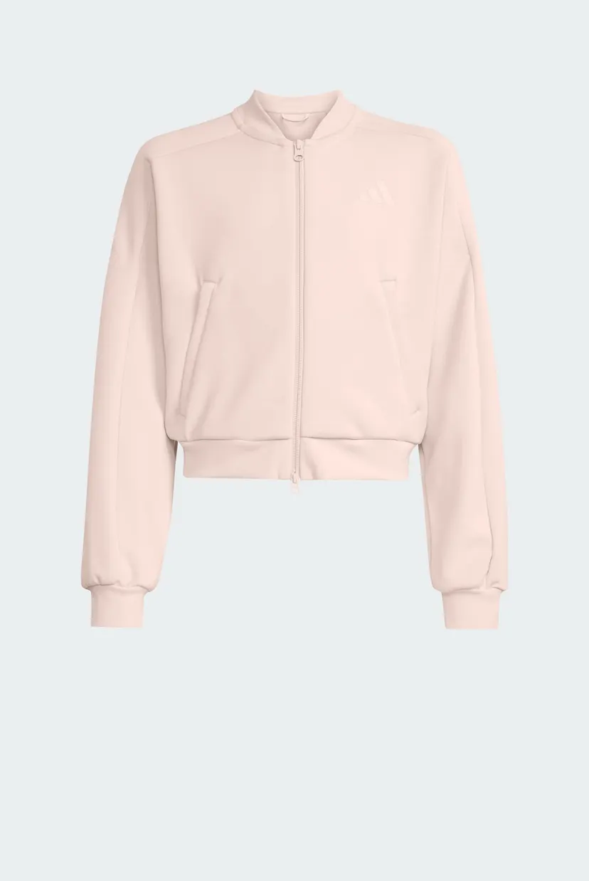 Детская розовая спортивная кофта FUTURE ICONS 3 STRIPES FULL ZIP 6