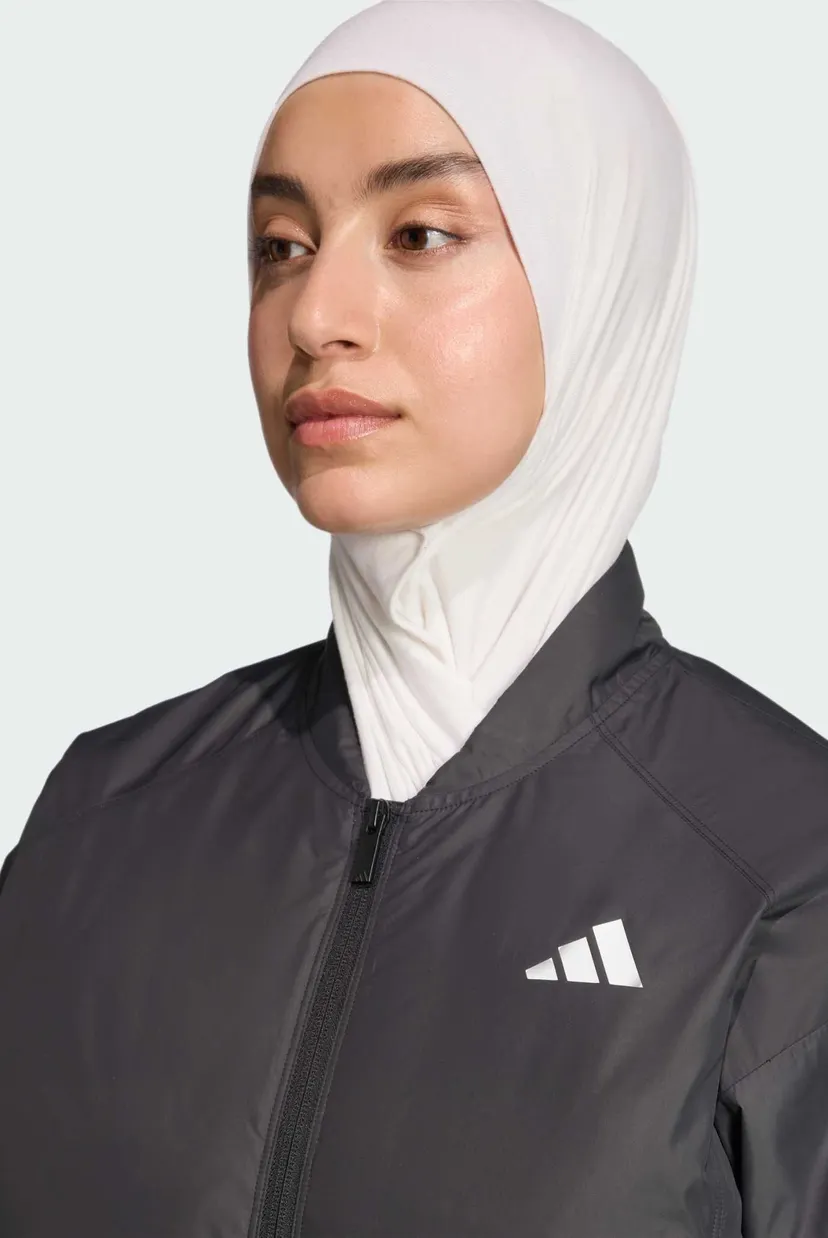 Женский черный бомбер Essentials CLIMAWARM 3 Stripes Insulated 4