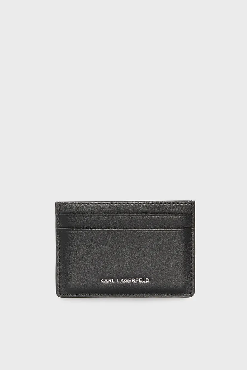Жіночий чорний шкіряний кардхолдер CIRCLE CARDHOLDER 4