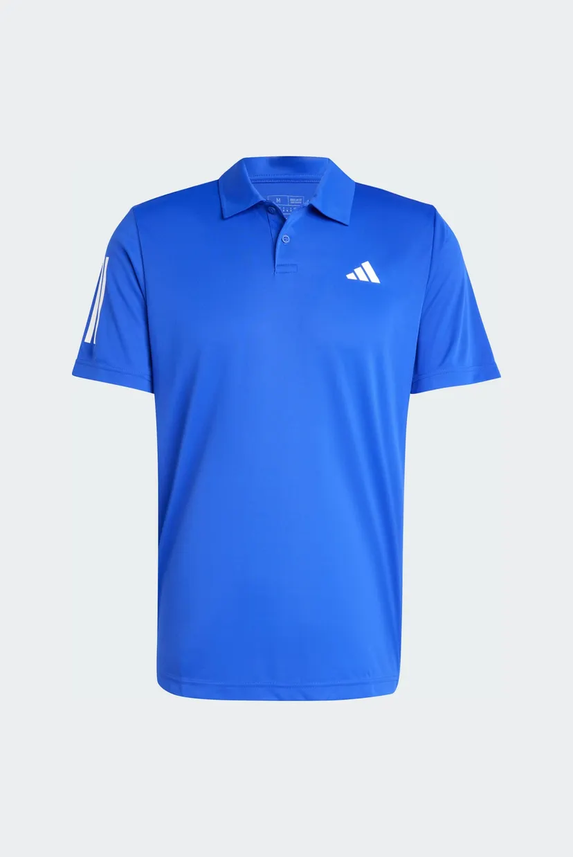 Чоловіче синє поло Club 3-Stripes Tennis 6