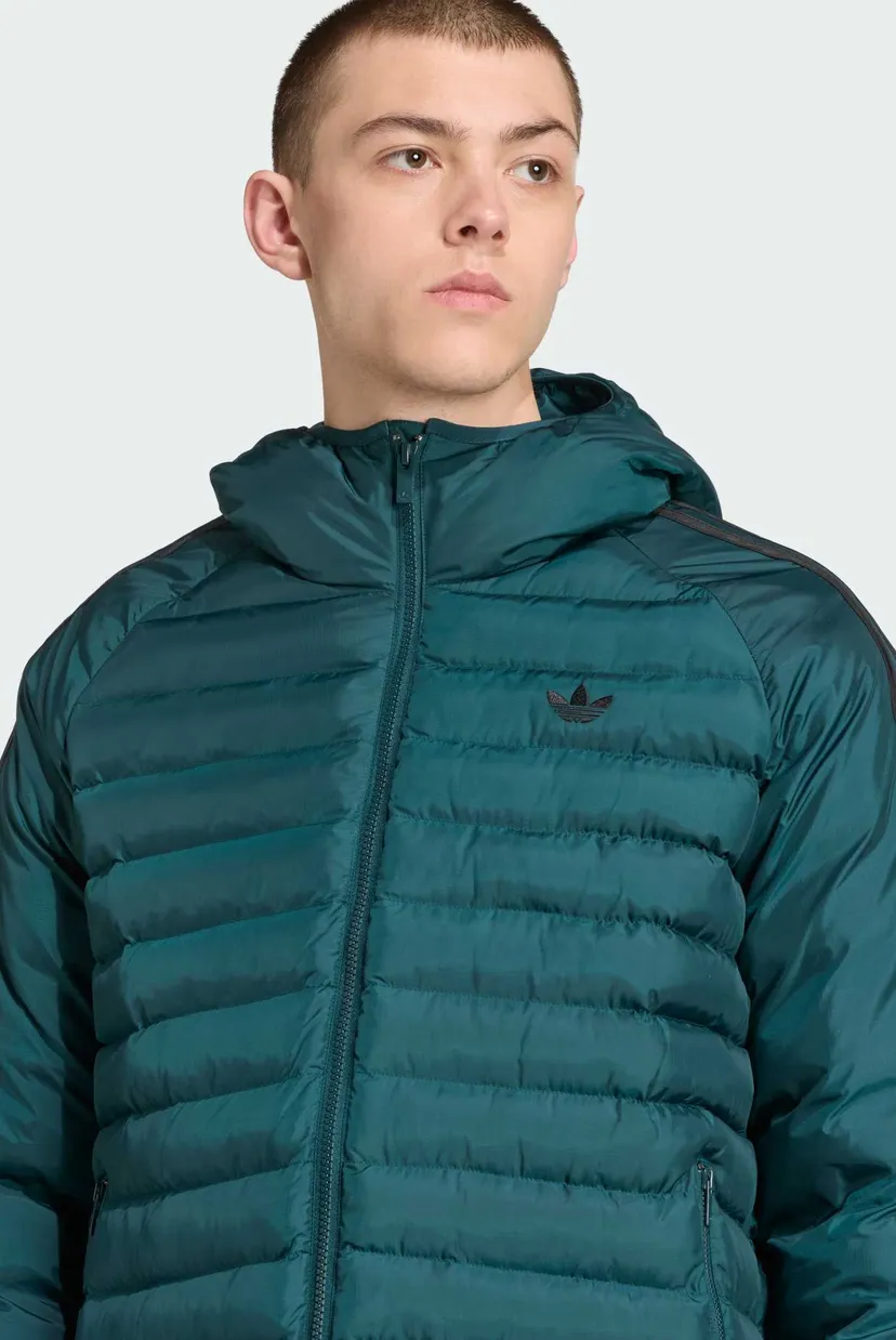 Чоловіча зелена куртка Synthetic Hooded Jacket 4
