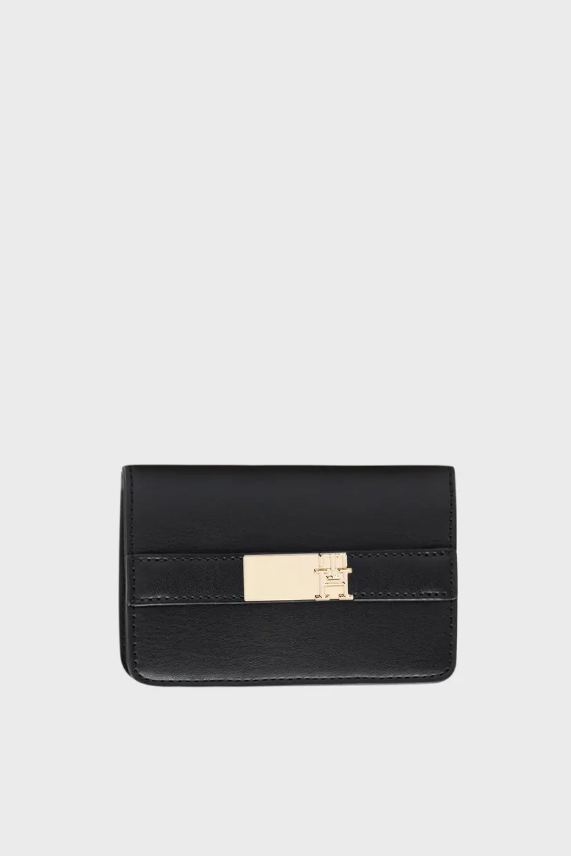Жіночий чорний гаманець TH HERITAGE SLIM MED WALLET 1