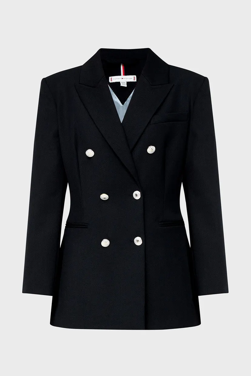 Женский темно-синий жакет STATEMENT PREP FITTED DB BLAZER 5