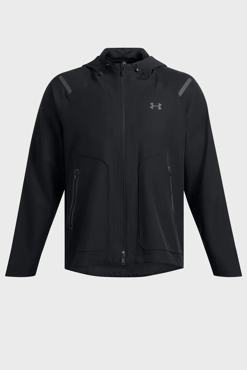 Чоловіча чорна вітровка UA Unstoppable Jacket LC 6