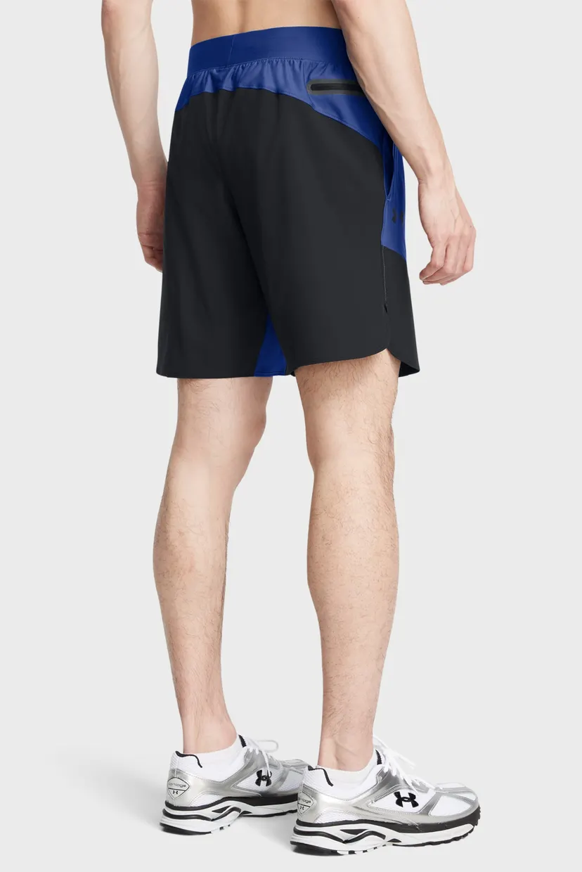Чоловічі сині шорти UA Peak Woven Hybrid Short 3