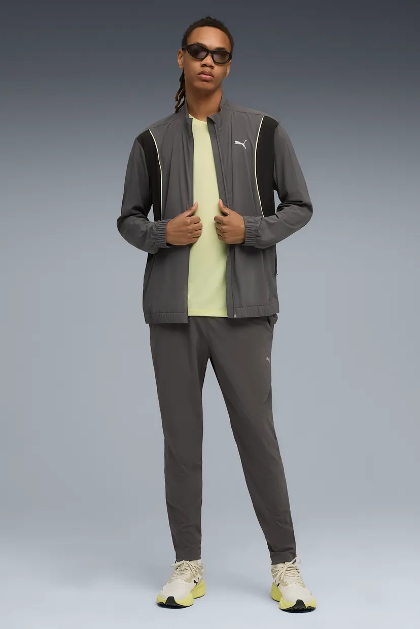Чоловіча сіра вітровка VELOCITY Woven Running Jacket Men PUMA