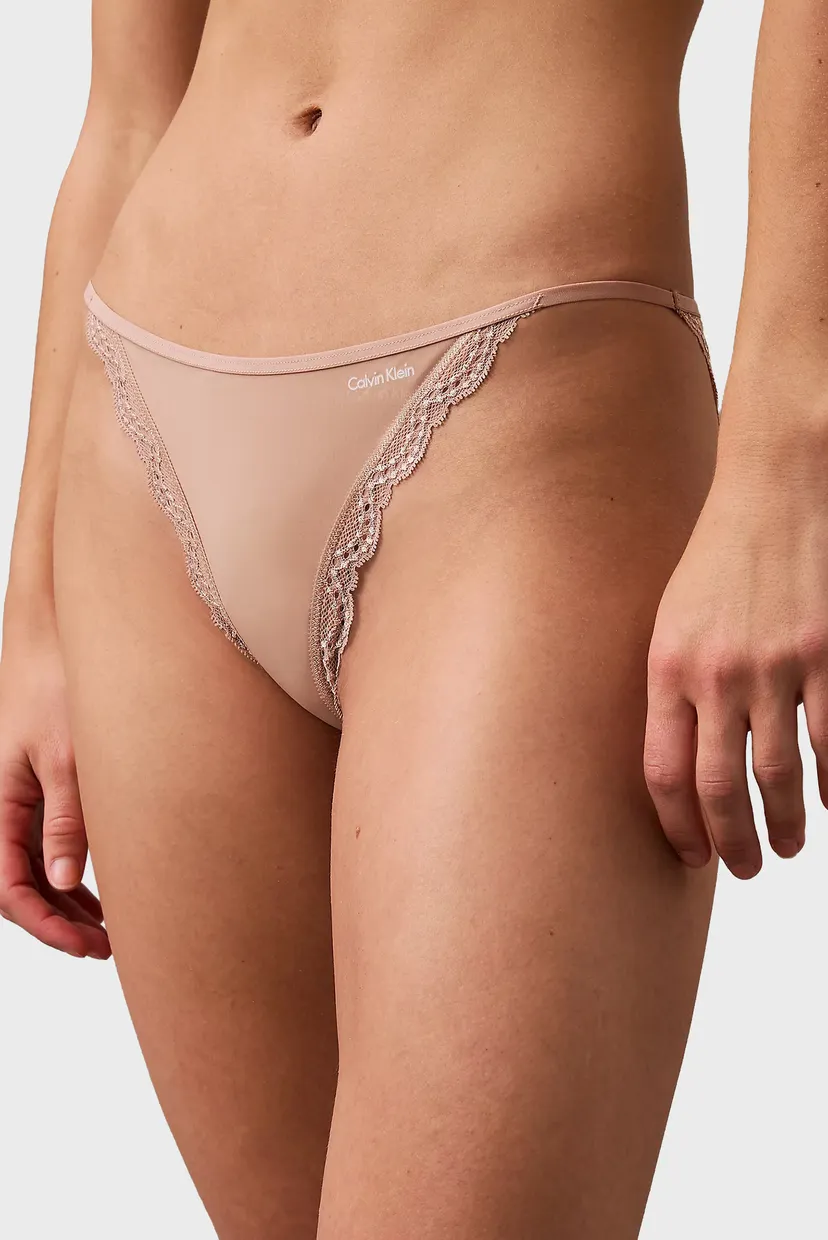 Жіночі бежеві трусики STRING BIKINI 5