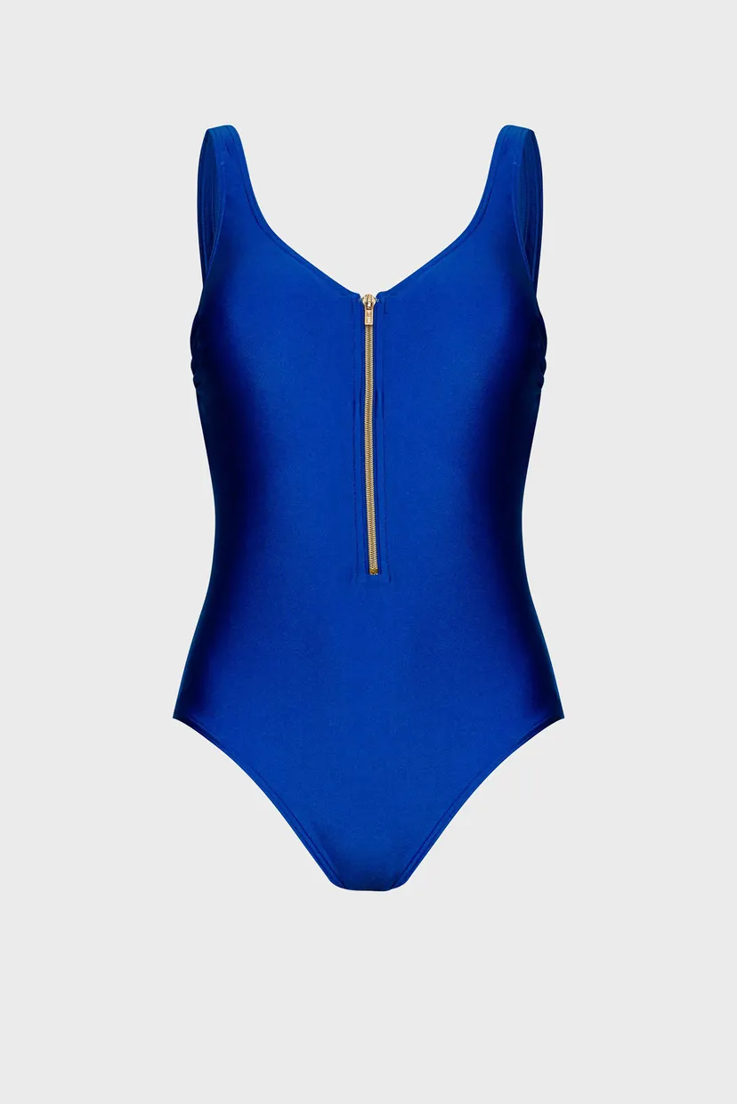Жіночий синій купальник 4