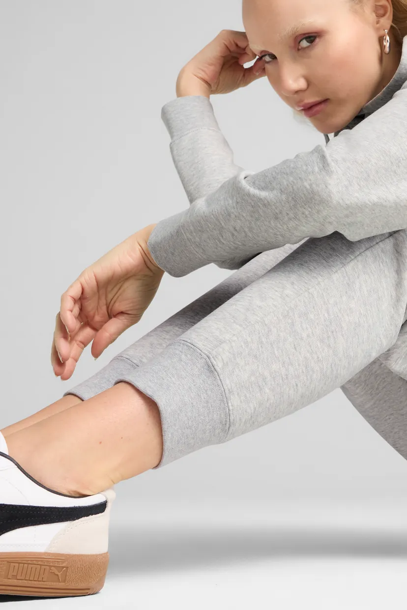 Жіночі світло-сірі спортивні штани ESS Small No. 1 Logo Sweatpants Women 4