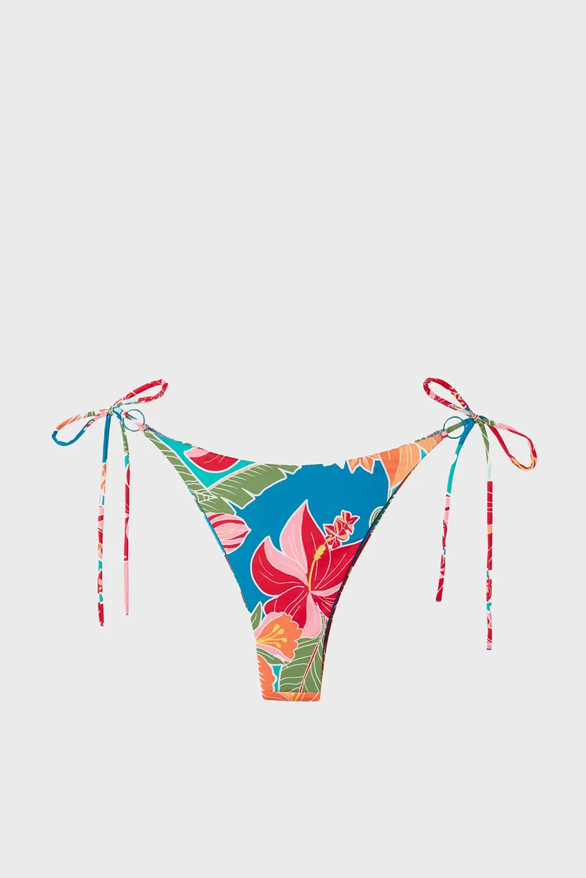 Женские трусики от купальника с узором HIBISCUS 6